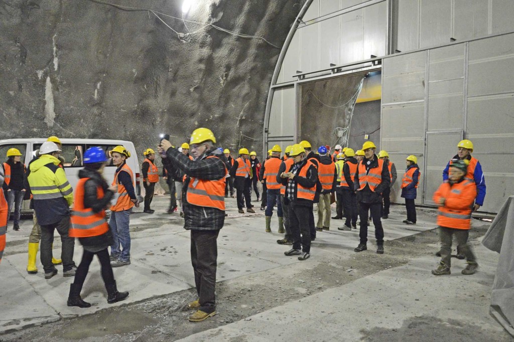 visita al Tunnel del Brennero  Mules  31-01-2014